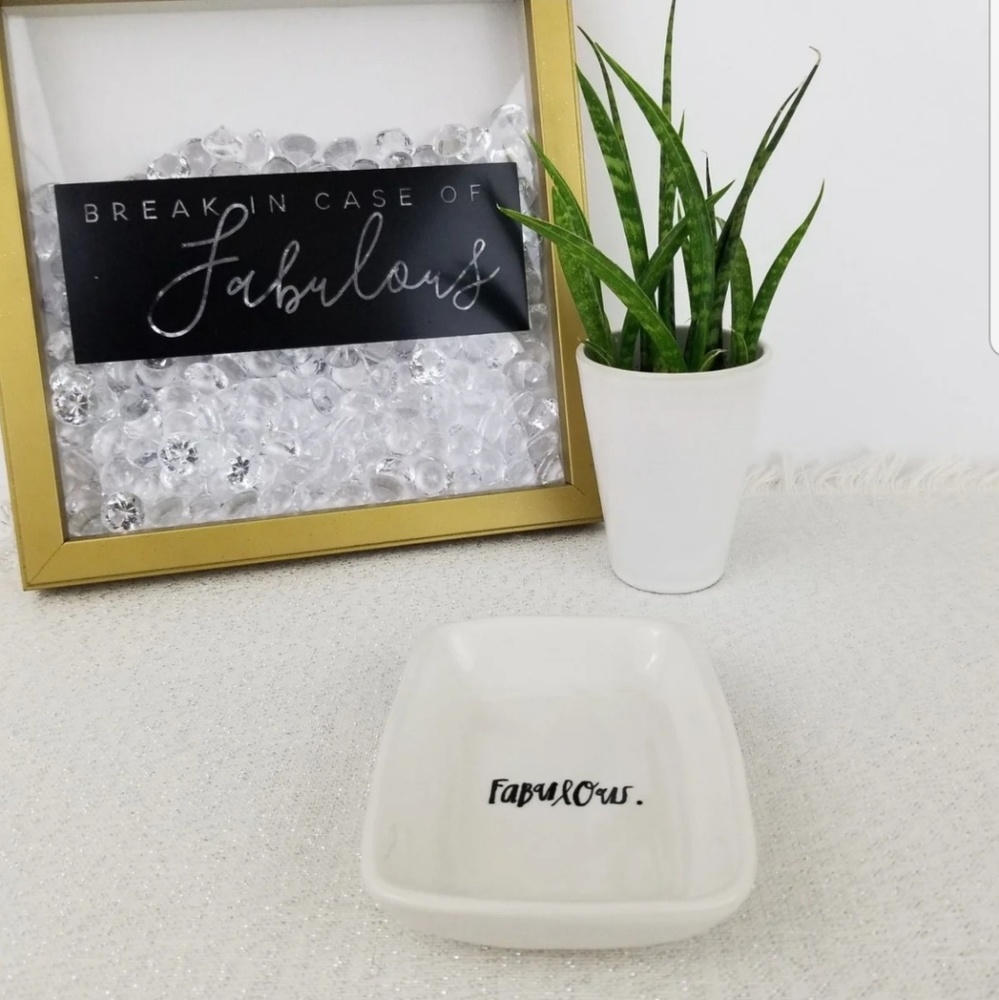 Rae Dunn fabulous trinket dish
